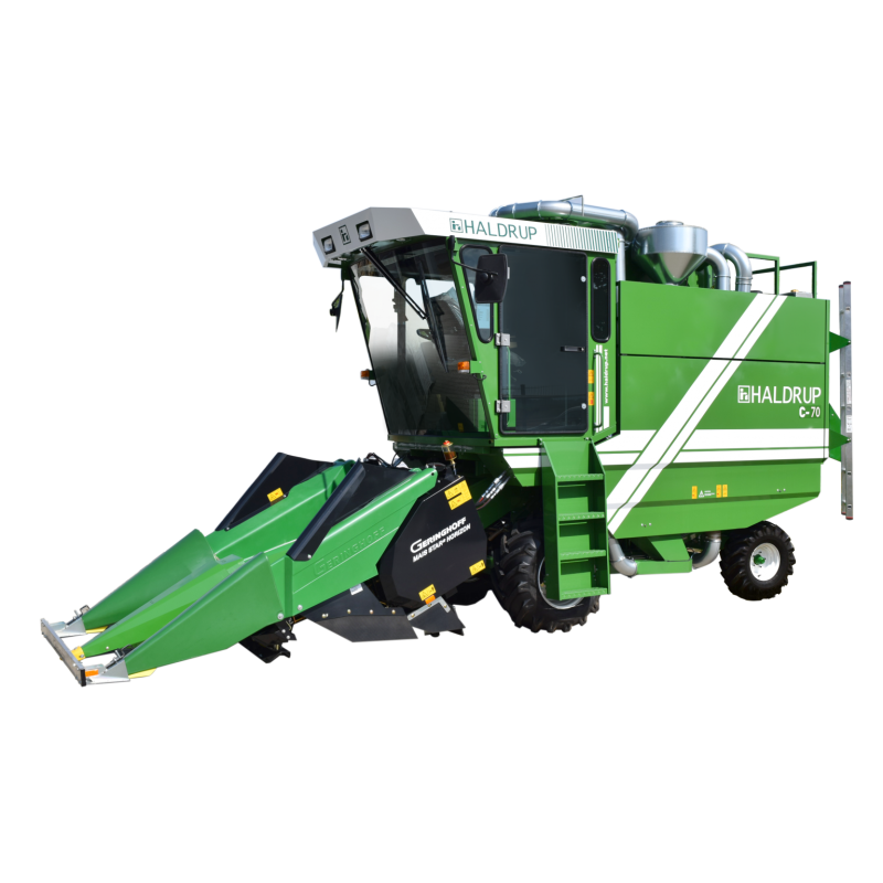 Entwicklung des neuen Standards in der Ernte HALDRUP C-70 mit Hordenschüttler